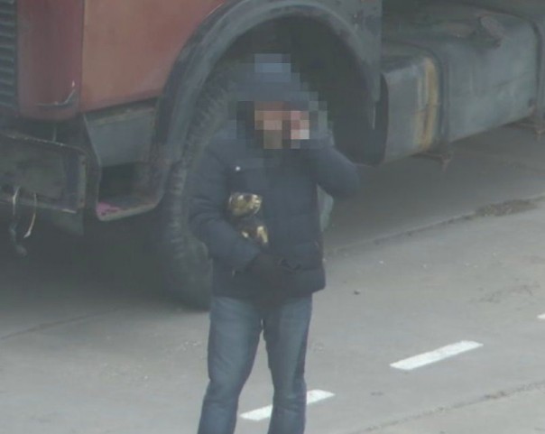 СБУ показала видео похищения на границе с Крымом российских военных