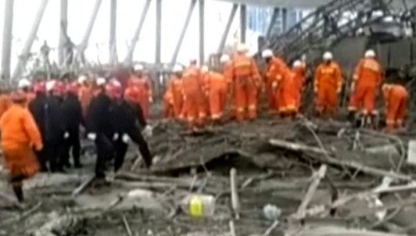 Обрушение на электростанции в Китае: число жертв растет