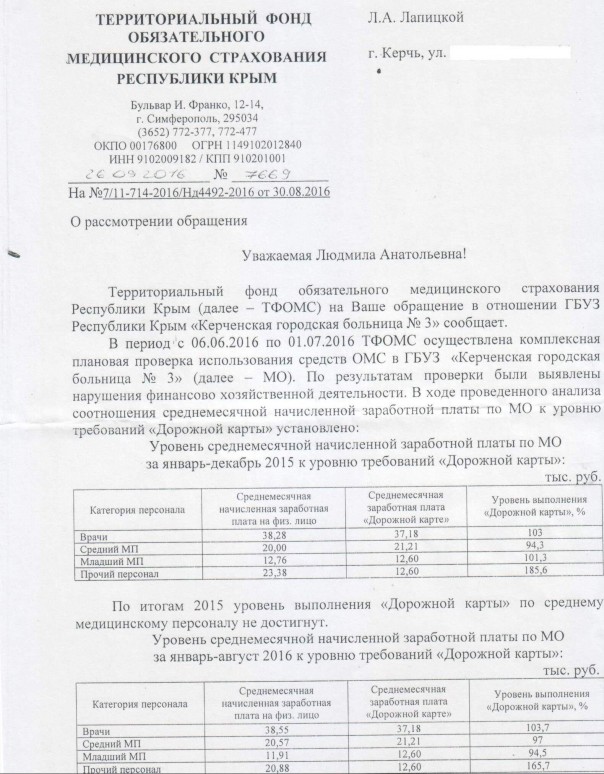 В Керченской городской больнице №3 продолжаются антикоррупционные проверки