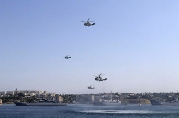 Украинские стрельбы над Крымом