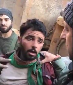 Уделанный в хлам. Солдаты сирийской армии схватили "обкуренного" боевика