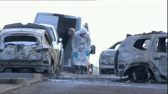 В Лионе грабители подожгли инкассаторский автомобиль и похитили 70 килограммов золота