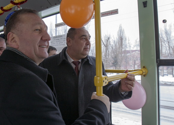 Глава Республики и мэр Луганска торжественно открыли путепровод на улице Советской