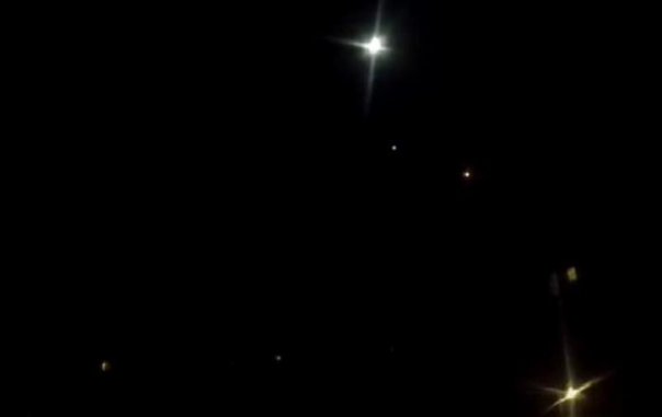 Появилось видео падения обломков космического корабля "Прогресса"