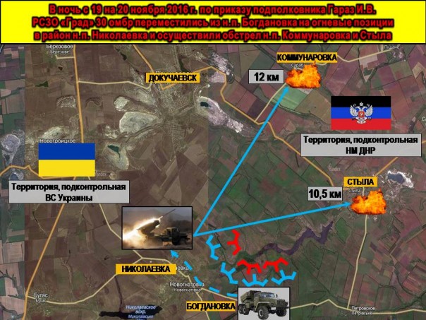Сводка от МО ДНР 4 декабря 2016. Командование ДНР назвало «уткой» сообщения украинских СМИ о взрыве на заводе в Донецке