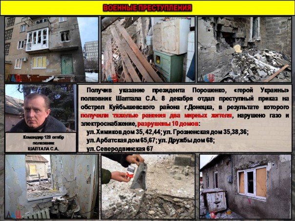 Сводка от МО ДНР 20 декабря 2016. Командование ДНР назвало офицеров ВСУ, руководивших обстрелами Донецка, Горловки и юга Республики Сводка от МО ДНР 20 декабря 2016. Командование ДНР назвало офицеров ВСУ, руководивших обстрелами Донецка, Горловки и юга Республики