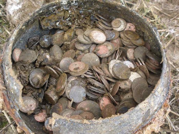 На месте строительства Керченского моста нашли клад с пиастрами