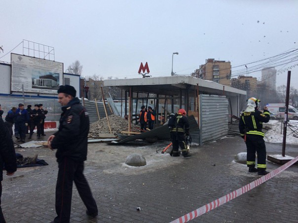 В переходе у метро "Коломенская" в Москве произошел взрыв В переходе у метро "Коломенская" в Москве произошел взрыв