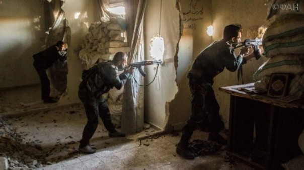 Сирийская армия гранатометами стирает с лица земли боевиков в Гуте