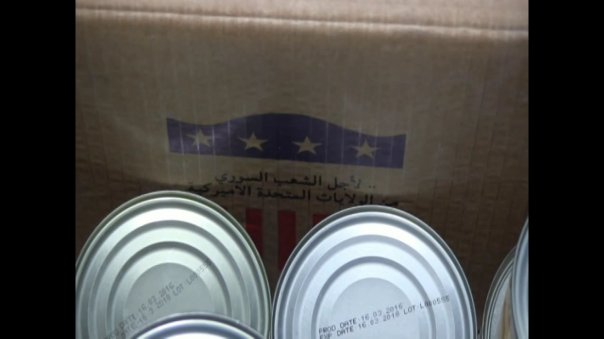 В Алеппо обнаружены склады с провизией из США