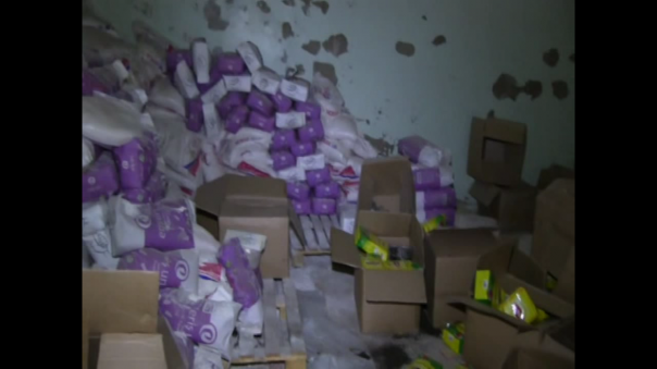 В Алеппо обнаружены склады с провизией из США