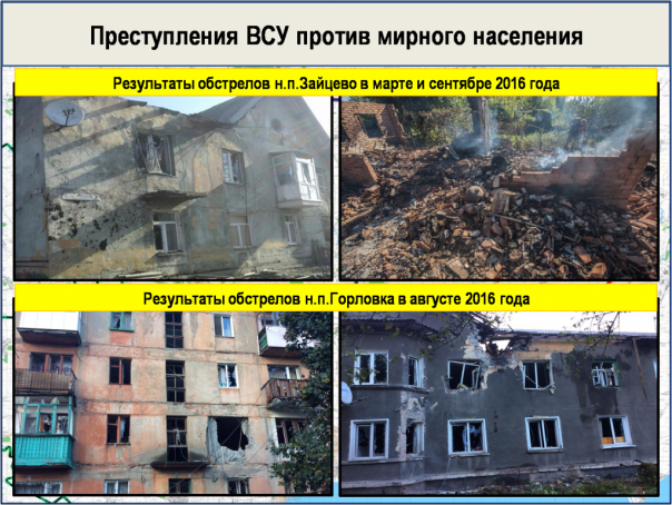 Сводка от МО ДНР 30 декабря 2016. Укрофашисты за год более 143 тыс. раз нарушили «режим тишины»