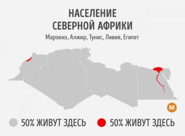 Население 50/50. А Вы говорите тесно...