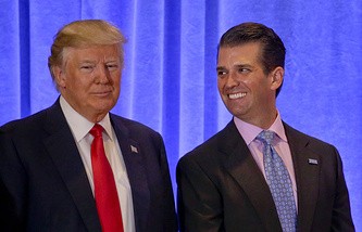 Трамп передал сыновьям управление семейным бизнесом.