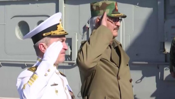 Ливийский главнокомандующий посетил "Адмирал Кузнецов"