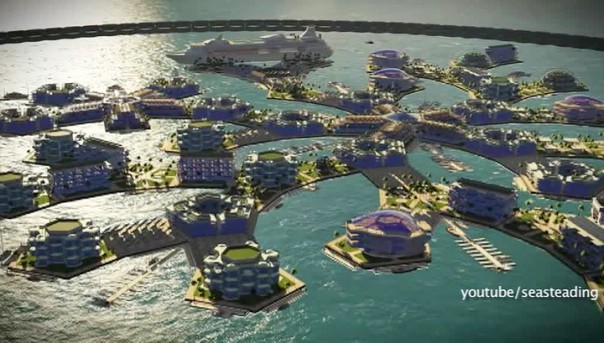 Американские инвесторы готовы построить плавучий город будущего в Тихом океане