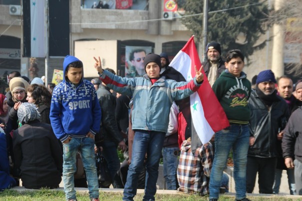 В Алеппо спустя месяц после освобождения прошли праздничные мероприятия