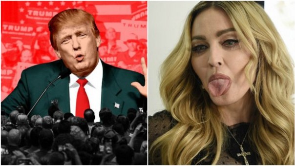 CNN прервал эфир из-за ругани Мадонны в адрес Трампа