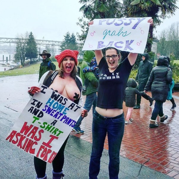 Протесты в США: "женский марш"