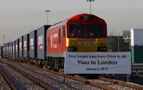 Транзит через полмира: первый поезд из Китая прибыл в Лондон Транзит через полмира: первый поезд из Китая прибыл в Лондон