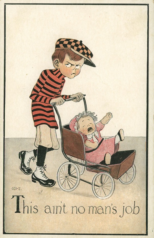 Ретрооткрытки, показывающие страх общества перед расширением прав женщин Ретрооткрытки, показывающие страх общества перед расширением прав женщин