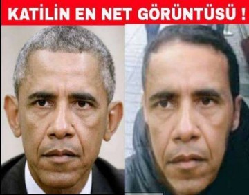 Турецкая газета «сделала» из Обамы стамбульского стрелка