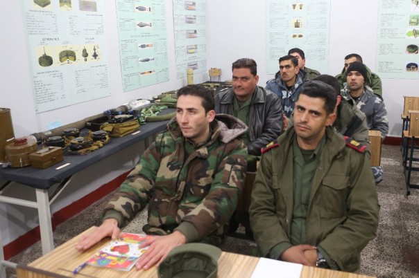 В Сирии приступил к работе учебный центр для саперов В Сирии приступил к работе учебный центр для саперов