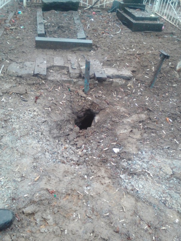 Посёлок Сартана (Мариуполь). Жители знают что их обстреливает ВСУ. 04.02.2017 Посёлок Сартана (Мариуполь). Жители знают что их обстреливает ВСУ. 04.02.2017