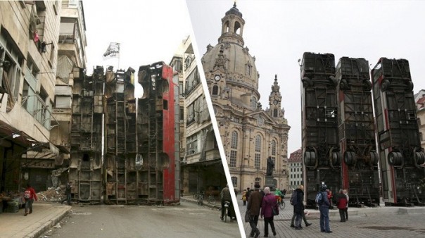 В Дрездене установили памятник террористам