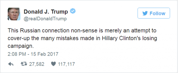 «Полнейшая чушь»: спецслужбы США опровергли связи предвыборного штаба Трампа с Россией «Полнейшая чушь»: спецслужбы США опровергли связи предвыборного штаба Трампа с Россией