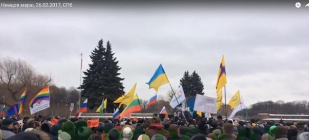 Геи, украинцы, оплаченная массовка: Марш Немцова – как это делали в Санкт-Петербурге