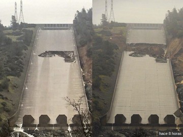 В Калифорнии объявили эвакуацию из-за разрушения высочайшей в США плотины