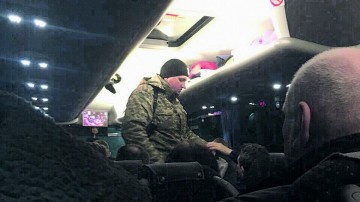 Деньги на карательную операцию собирают в автобусах люди в форме