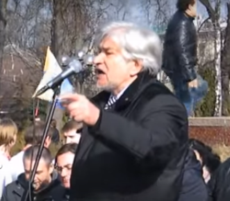 Националисты на митинге у памятника Шевченко оправдали убийство Бузины и требовали переплавить памятник Суворову для нужд АТО!