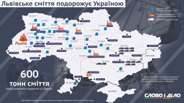 Во Львове сегодня наконец-то начали убирать мусор. Возможно он теперь всплывёт в Чернобыле Во Львове сегодня наконец-то начали убирать мусор. Возможно он теперь всплывёт в Чернобыле