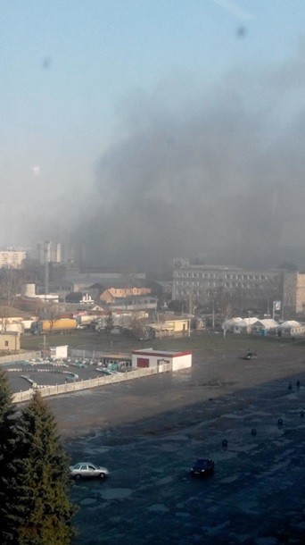 В Харькове пожар на велосипедном заводе