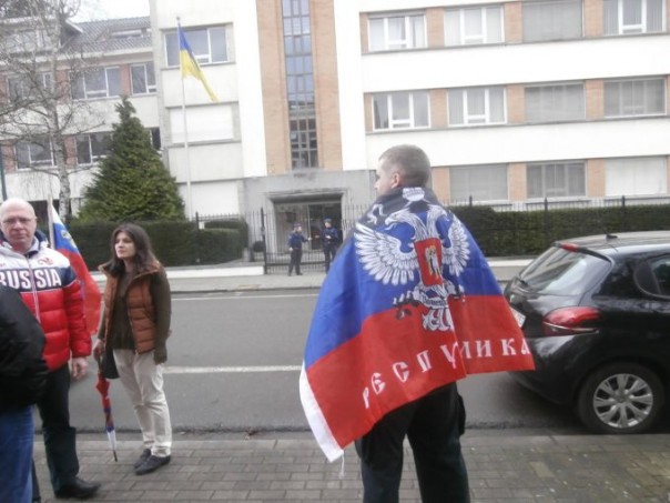 Итальянцы на митинге требовали отдать Порошенко под трибунал