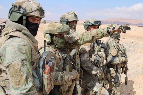 Русский спецназ в сирийской пустыне