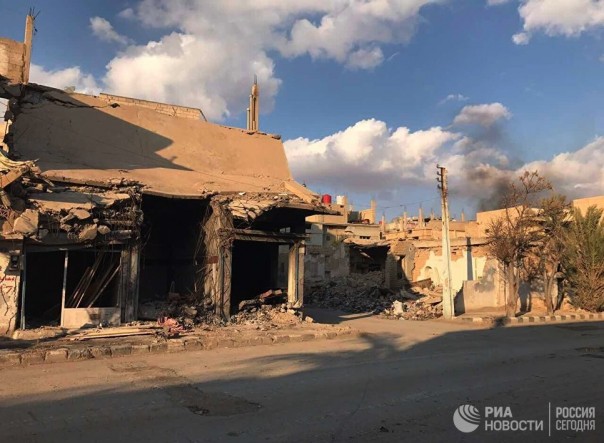 Ситуация в Сирии: Российские специалисты ведут работу по разминированию древнейшего города