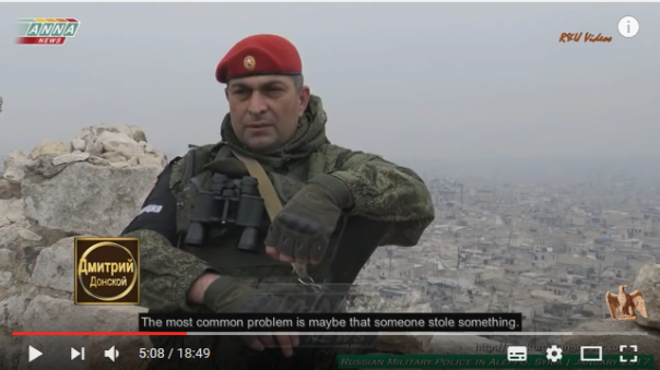 (18+) Сирия батальон Российской военной полиции.