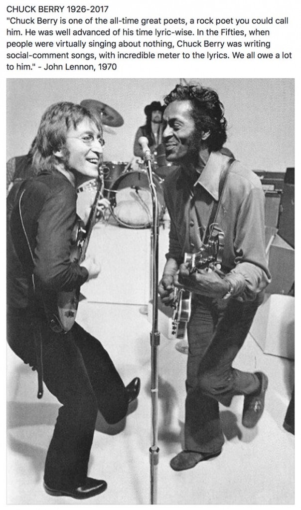 Легенда рок-н-ролла Чак Берри скончался в возрасте 90 лет Легенда рок-н-ролла Чак Берри скончался в возрасте 90 лет