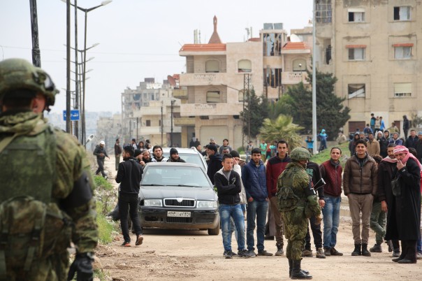 Боевики уходят Боевики уходят