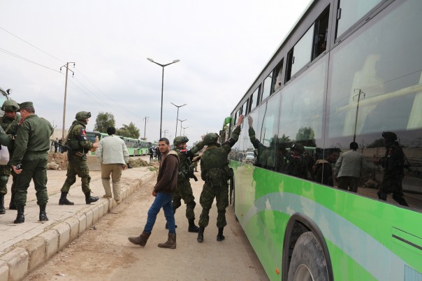 Боевики уходят Боевики уходят