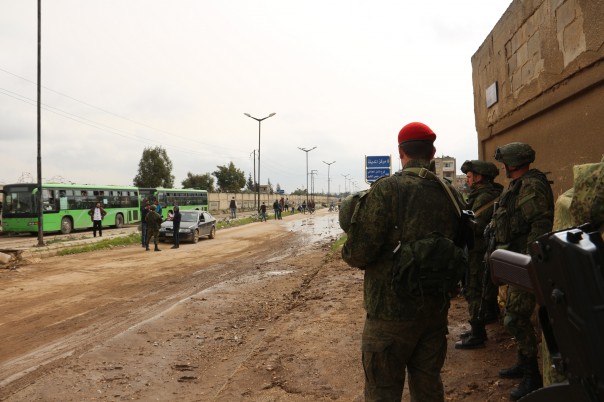 Боевики уходят Боевики уходят