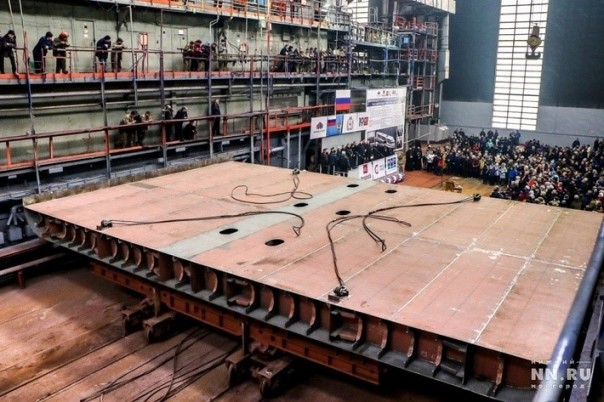 В России заложено второе круизное судно