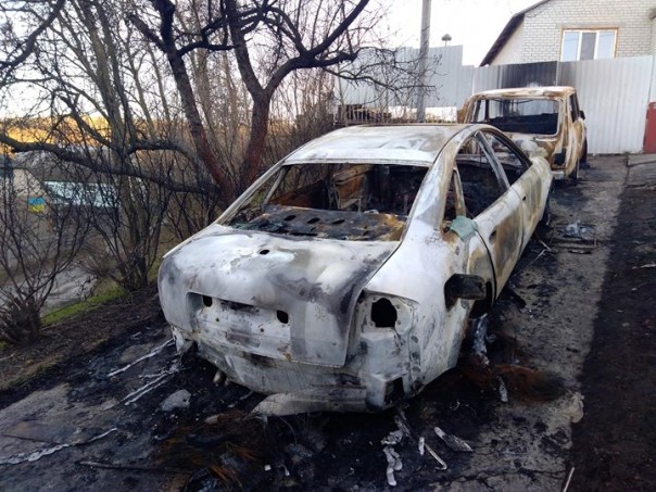 В Каневе сожгли автомобиль депутату из партии заднеприводных радикалов
