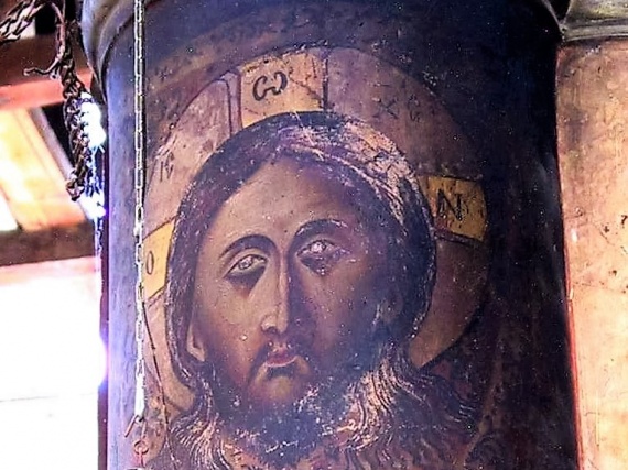 Крест Господень на Голгофе: Спаситель отверз очи