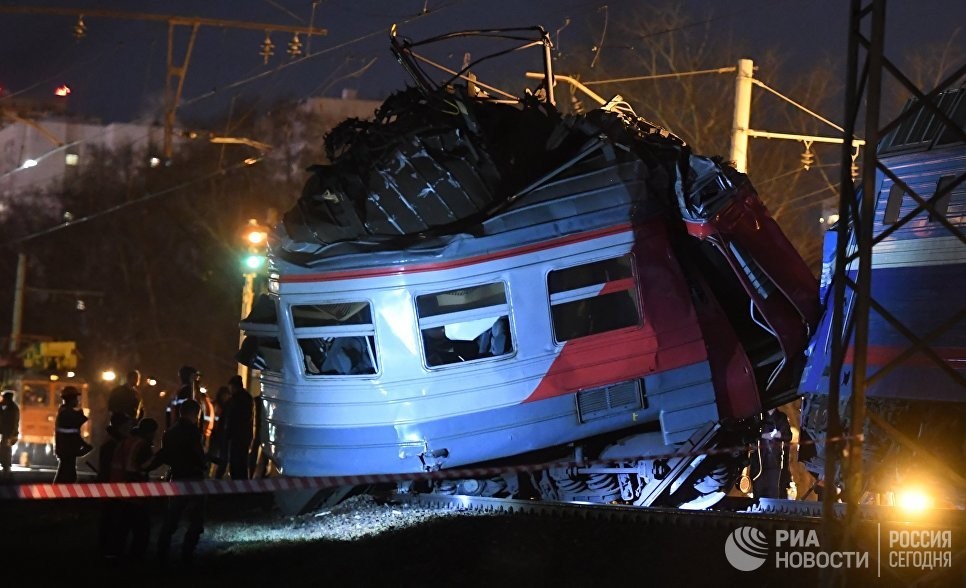 Десятки пострадавших: в Москве электричка столкнулась с поездом на Брест Десятки пострадавших: в Москве электричка столкнулась с поездом на Брест