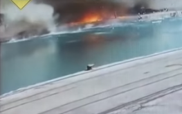 В порту Хорватии прогремел мощный взрыв