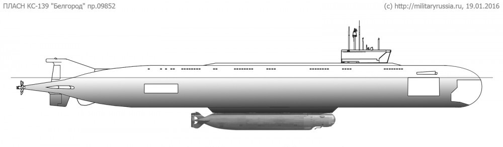 Уникальный "Белгород". ВМФ России получит самую большую атомную подлодку в мире Уникальный "Белгород". ВМФ России получит самую большую атомную подлодку в мире